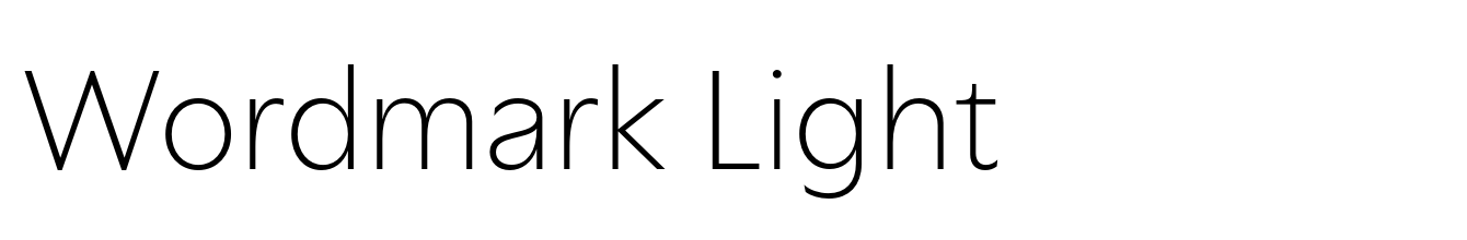 Wordmark Light